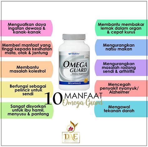 omegaguard shaklee manfaat